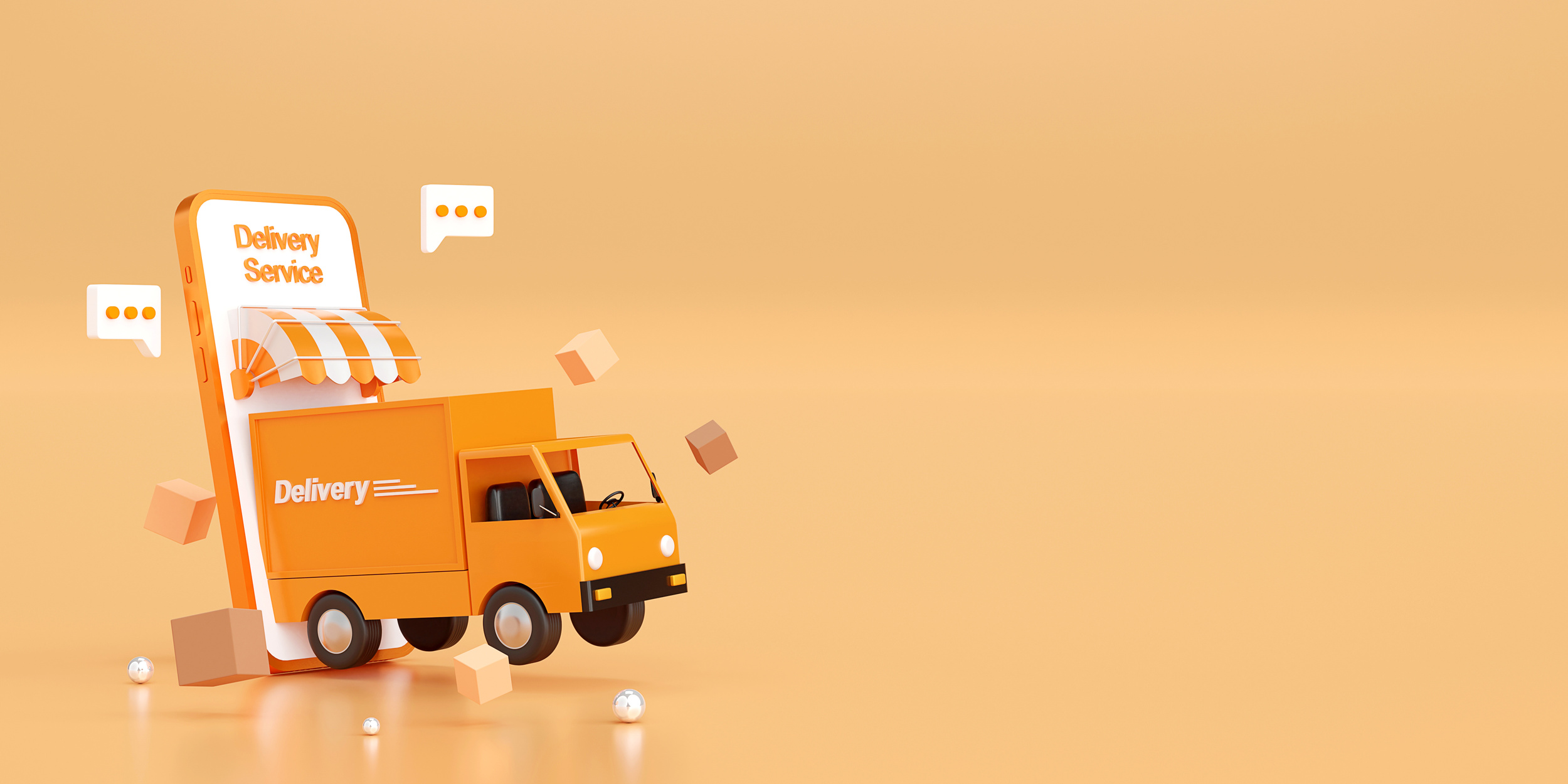 Delivery Service on Mobile Application, Transportation Delivery